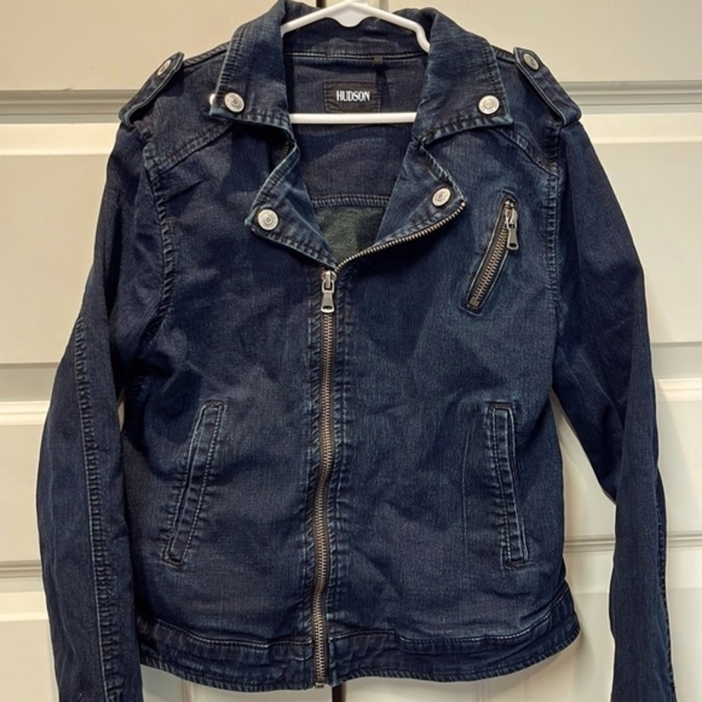 Hudson Jeans denim youth jacket dark wash
